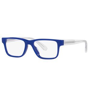 Versace Kids VK 3324U 5294 Blue Plastic Rectangle Eyeglasses 47mm